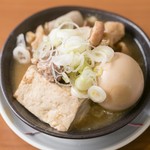Kiyose Harutaya - もつ煮豆腐卵入り380円