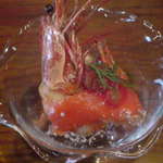 シェ・キワノ - 天然サーモンと海老の赤烏賊ムース