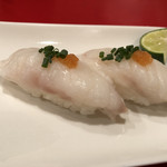 龍文支店 - 天然虎河豚の握り