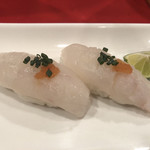 龍文支店 - 天然虎河豚の握り