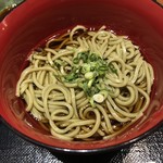 北海道知床標津　いくら丼うえだ - 茶そば