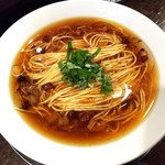 金町製麺 - 鯛と生姜の冷やしそば