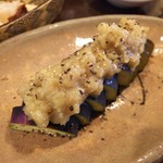 金町製麺 - 冷たい茄子のピリ辛香味ダレ