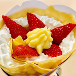 アオイ農園　ぶどうの木 - 苺クレープは絶対外せないメニュー