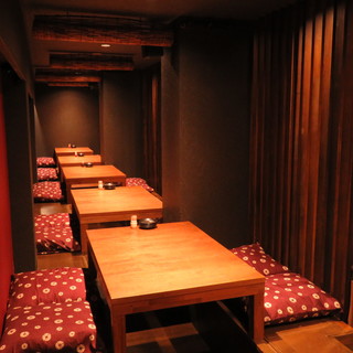 Noukayasai Futagoya - 半個室掘りごたつ席　30名様まで収容可能