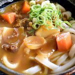 本格手打うどん はゆか - 具沢山のカレーうどんでした。