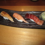 鮨武 - まぐろ3種