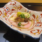 日本料理 旬菜和田 - 酢橘の影には可愛い松茸も…