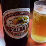 北京飯店 - 瓶ビール　５２０円