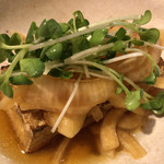 鶏's - 鶏's(厚揚げの自家製玉ねぎ ドレッシングかけ)