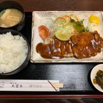 大富士 - ポークチャップ定食①