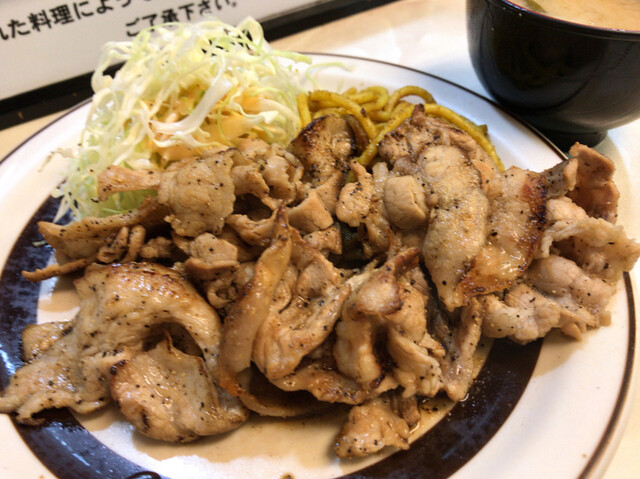 洋庖丁 高田馬場店 の ポークからし焼肉ランチ By 初代タタカエラーメンマン 洋庖丁 高田馬場店 ヨウボウチョウ 高田馬場 定食 食堂 食べログ