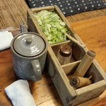 駒形どぜう - 薬味盆