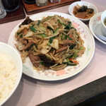 中華ハウスやまと - 中華ハウスやまと(レバニラ定食)