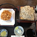 きたこま - 桜海老のサクサク天せいろ  ¥1380