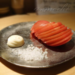 居酒屋 ニクヤウサギ - 冷やしトマト