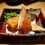 居酒屋 ニクヤウサギ - ブルーチーズハムカツ