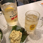 쿠시카츠 타나카 욧카이치 에키마에점 - マカロニサラダ