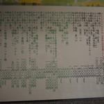 和幸寿司 - メニュー（料理①）