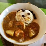 スプーンソング - Mスぺ(娘スぺシャル)のエビじゃがカレー(ごはんはジーラライス)