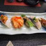 和幸寿司 - にぎり5貫おまかせ