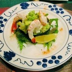 アボカドと海の幸のカクテル