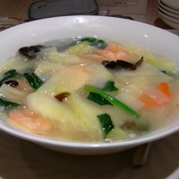 四川料理 龍の子 - 海老野菜麺
