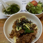 焼肉専科 暁 - レディースカルビ丼￥850