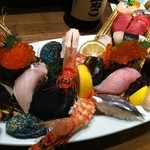 博多磯ぎよし - にぎり盛り合わせ♪