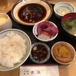 舞浜 - 銀だら一口食べてしまった後に、味噌汁が遅れてやって来る！