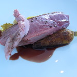 アーリア ディ タクボ - シャラン産 鴨のグリル タモギダケと姫人参を添えて5