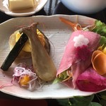 カフェアンドショップ ロータスランド - 富士山ひまつぶしグランプリ御膳 1,300円
      デザート ドリンク付き