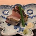 よし澤 - 名物の藁焼き