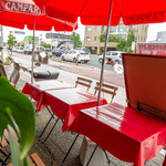 ピッツェリア ダジーノ - テラス席