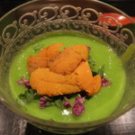 祇園 にしかわ - R1.6　ウニ、豆擂り流し