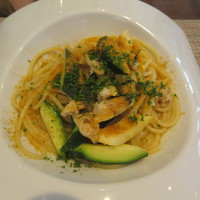 リストランテブレッツアディマーレ - 浅蜊とズッキーニからすみのパスタ