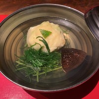 賛否両論 - そら豆のしんじょ椀