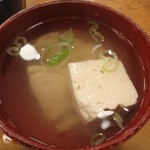 魚三酒場 - 「ブリつゆ」１００円　〆にしか頼めません♪