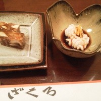 ざくろ TBS店 - 煮凝りと白子