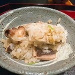 日本料理 晴山 - 福井の蛸の炊き込みご飯