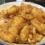 満月 - エージェントが食べる小エビ天丼