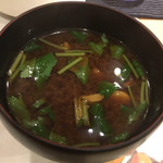割烹 一楓 - なめこの味噌汁