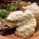 圭蔵 - 鯵フライの砂丘らっきょうタルタルソース