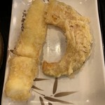 丸亀製麺 - いか天、かぼちゃ天【2019.6】