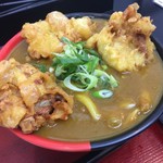 極楽うどん TKU - 鶏天カレーうどん（￥950）