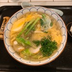 豊前房 - かきたましょうがうどん