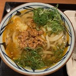 丸亀製麺 - ピリ辛そぼろかけ【2019.6】