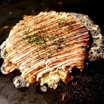 Okonomiyaki Youki - セットのお好み焼き(シーフードミックス)