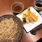 蕎麦前屋 よし - 天せいろ(1,300円)