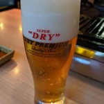 Oishii Onikuno Mise Yamano - アサヒドライプレミアムで乾杯